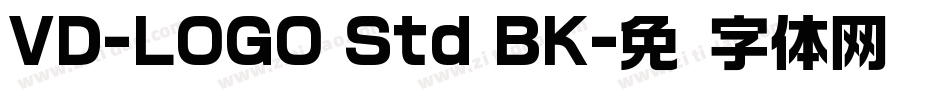 VD-LOGO Std BK字体转换